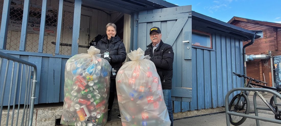 Aud og Per Ivar har pantet flasker for flere hundre tusen