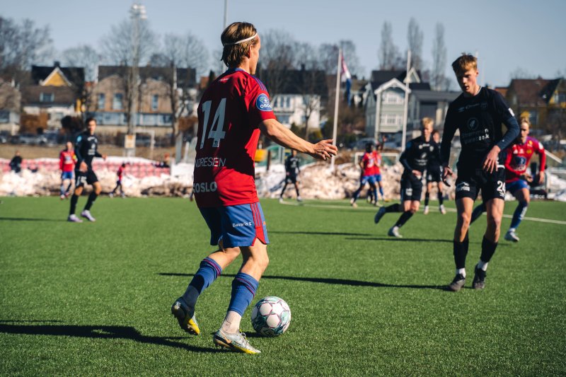 Henning Andresen og co. hadde god kontroll bakover i banen. Foto: Jørgen Mo